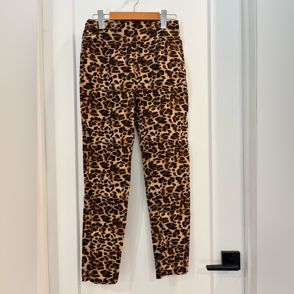 Leopard Print Leggings Colori Animal Print Leggings Made In Canada Size 11 - Picture 4 of 9